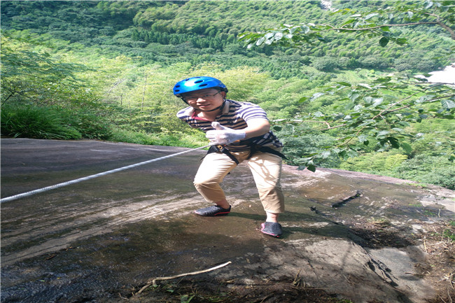 福壽山溯溪拓展露營體會